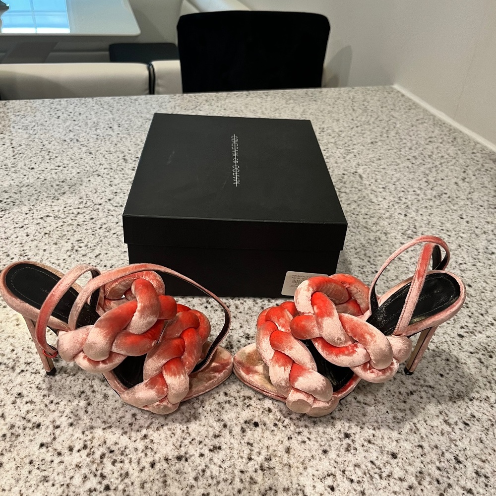 Pink Marco de Vincenzo Sandal Size 38